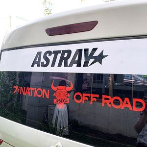 कस्टम लोगो कार सन स्ट्रिप के बैनर प्रदर्शन विनाइल स्टिकर विंडशील्ड बैनर स्टिकर विंडशील्ड बैनर स्टिकर डीकल - Product Image 3