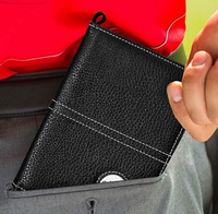 Porta segnapunti da golf con logo in rilievo personalizzato, copertina tascabile del libro dei punteggi da Golf
