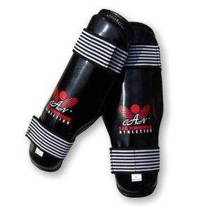 Protections de tibia pour arts martiaux - Protections de jambe intégrales pour karaté et taekwondo - Équipement de combat - Product Image 1