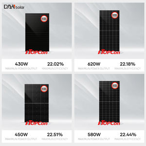 Magazzino EU <span class=keywords><strong>DAH</strong></span> 182mm 600W 610W 620W di Tipo N Rotterdam Pannelli Solari Potenza 1000 Watt Prezzo - Product Image 2