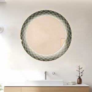 Salle de bain maquillage miroir de courtoisie décor à la maison grand mur moderne maison salon LED intelligent rond rétro-éclairage miroir décoratif - Product Image 1