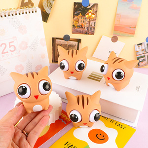 Jouet Squishy Chat Farceur pour Enfants avec Yeux qui Saillissent - Squishy Farceur Yeux qui Saillissent pour Enfants, Jouet Interactif Amusant pour le Plaisir Sensoriel et les Blagues - Product Image 4