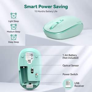 Ratón inalámbrico <span class=keywords><strong>para</strong></span> juegos 2,4G Receptor USB 4 botones LED retroiluminado Ergonómico Silencioso Portátil inalámbrico <span class=keywords><strong>para</strong></span> computadora portátil PC Mac - Product Image 6