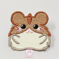Support thermoscellé à la main écologique appliqué personnalisation mbossd découpé au laser patch de broderie de bordure