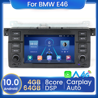 MEKEDE-Reproductor de CD y DVD estéreo para coche, 7 pulgadas, Android, para BMW E46, con WiFi, navegación GPS