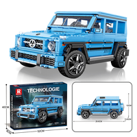 Kit MOC de Présentation de Maquettes de Voitures – Blocs de Construction Éducatifs DIY Exquis, Mini Briques Jouets pour Adultes et Enfants, Nouveau Cadeau 2024