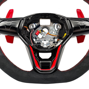<span class=keywords><strong>Volant</strong></span> en cuir semi-alcantara pour Volkswagen VW <span class=keywords><strong>Golf</strong></span> 8 MK8 R 5 <span class=keywords><strong>6</strong></span> 7 7.5 MK5 MK6 MK7 Polo GTI Scirocco Jetta Passat B9 - Product Image 5