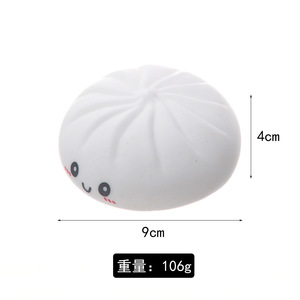 Lindo juguete antiestrés con forma de bollo, juguete creativo de dibujos animados, bollo realista y adorable, regalo para otras personas - Product Image 5