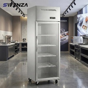 Réfrigérateur vitrine vertical commercial à prix avantageux, <span class=keywords><strong>1</strong></span> <span class=keywords><strong>porte</strong></span>, réfrigérateur en verre pour l'affichage en magasin - Product Image 1