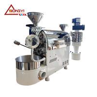Machine à torréfier le café Dongyi 600g, petite torréfactrice 310SUS, chauffage au gaz et électrique, écran tactile, pour la maison, le laboratoire de café, la boutique de café