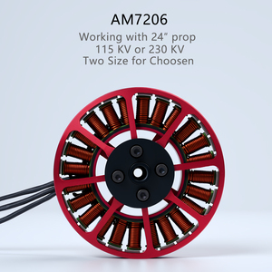 AM7206 Motor sin escobillas 230KV 115KV alto Torque Dual KV para 23-24 pulgadas RC velero DIY Drone accesorios impermeable de largo alcance - Product Image 3