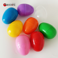 75x105mm Riesige Plastik-Ostereier mit Spielzeug im Inneren für Kinder Ostereiersuche Körbe Osterparty