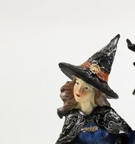 Adornos de bruja diablillo para decoración del hogar, decoración creativa de escritorio, estatua de resina de Halloween, decoración de Europa - Product Image 3