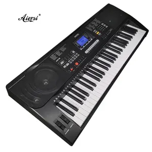 Piano eletrônico dupla polia, teclado de piano de simulação lcd com entrada usb/memória
