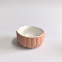 Bol en céramique et silicone pour bébé MeMe, pour enfants, pour manger, sans BPA, passe au lave-vaisselle, passe au micro-ondes, silicone blanc