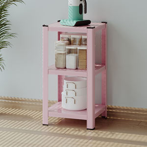 Estante de metal personalizable de 3, 4 y 5 niveles para almacenamiento en GARAJE, nuevo diseño de muebles verticales, coloridos carros de islas de cocina - Product Image 6