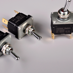 Toowei tự khóa loại đôi cực duy nhất ném chuyển đổi chuyển t502at 15A 250V ON-OFF Tab thiết bị đầu cuối - Product Image 6