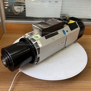 Hqd 9KW 220V 380V แกนหมุนแบบเฟสเดียวจมูกยาว ATC ชุด BT30 ISO30 HSK สำหรับบดซีเอ็นซีเราเตอร์เหล็กได้รับการรับรอง ISO 9001 - Product Image 6