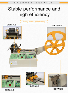 Bilgisayarlı olmayan dokuma çanta kolu şerit kesme makinesi - Product Image 4