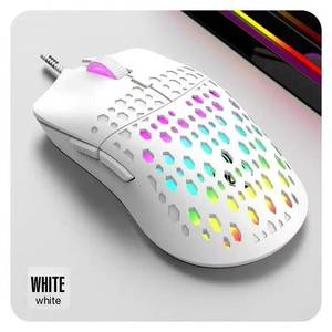 Một con chuột chơi game sáu nút có dây bán chạy với các lỗ phát sáng, mát mẻ và thiết kế có dây - Product Image 5