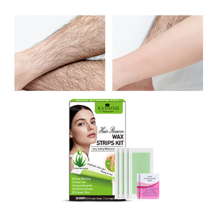 Bandes de <span class=keywords><strong>cire</strong></span> pour l'épilation du visage masculin, <span class=keywords><strong>cire</strong></span> pour barbe et <span class=keywords><strong>moustache</strong></span>, facile à utiliser, patchs de <span class=keywords><strong>cire</strong></span> pour usage domestique ou en salon - Product Image 6