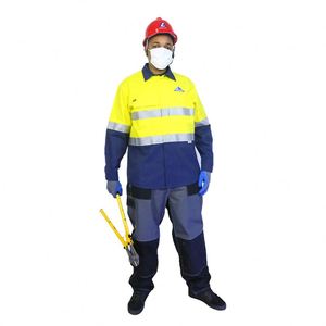 Veste réfléchissante durable Veste de travail en polyester pour hommes, imperméable et antistatique - Product Image 5