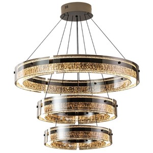 Lámpara Colgante LED de Color Negro con Anillo Redondo para Sala de Estar de Estilo Nórdico Moderno - Product Image 5