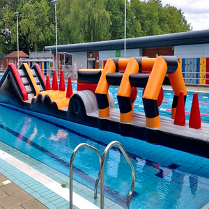 <span class=keywords><strong>Piscine</strong></span> flotteur eau jouets aqua course gonflable eau parcours du combattant prix de gros gonflable aqua course pour enfants et adultes - Product Image 1