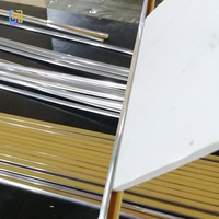 Strip dekoratif plastik PVC emas perak, Trim tepi bentuk U untuk Strip pelindung tepi bingkai foto