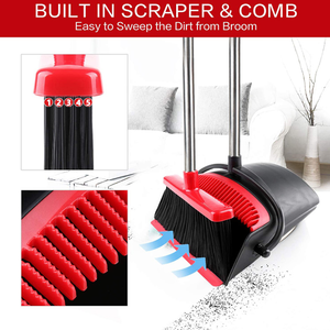 Quét sàn escobas Y recogedores đích thực châu Á chổi tay Chổi và quét dọn hình ảnh chổi và bụi Pan Combo - Product Image 2