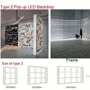 Soporte de uso repetido Impresión personalizada Caja de luz emergente plegada para cabinas de exposición - Product Image 3