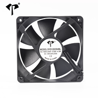 Ventilateur axial sans balais industriel EC 12025 à double roulement à billes, 100-240V, 120*120*25mm, pour châssis, boîtiers et armoires