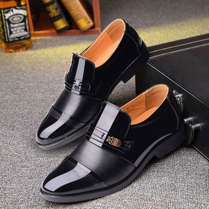Mocasines de Negocios para Hombre, Sin Cordones, Punta Redonda, Cuero PU, Zapatos Formales para Todas las Temporadas - Product Image 2