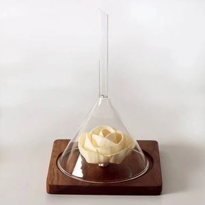 Perfume Fragrância Óleo Essencial Tester Flores Perfume Cheiro Funil Display Dispositivo Garrafa com Base De Madeira - Product Image 5