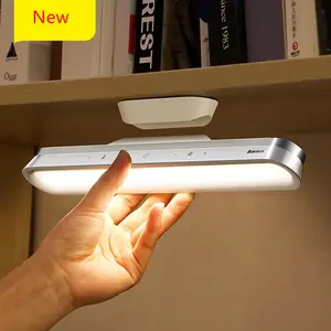 Şarj edilebilir asılı LED masa lambası kademesiz karartma dolap ışığı gece lambası dolap dolap manyetik masa LED ışık