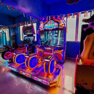 DINIBAO 2025 Máquina de juego popular Superstar <span class=keywords><strong>Rider</strong></span> <span class=keywords><strong>Fantasy</strong></span> Ticket Redemption Game Máquina mecedora para niños - Product Image 4