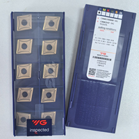 Plaquettes carrées en carbure CNMG160608 UG YG3125 YG1, outils de tournage CNC, revêtement PCD/PCBN, outil de tournage externe OEM HRC45, lame de 16 mm