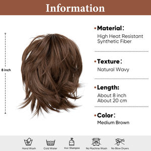 Nuevo diseño, Clip de garra, <span class=keywords><strong>moño</strong></span> desordenado, <span class=keywords><strong>postizo</strong></span> instantáneo Updo, <span class=keywords><strong>moño</strong></span> recto, metales flexibles, extensiones de cabello de cola de caballo corta - Product Image 3