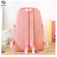 Sacs à dos scolaires personnalisés 5-en-1 en gros, pas chers, imperméables, pour enfants, ensemble de sacs à dos de sport décontractés pour filles, pour l'extérieur et les voyages