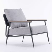 Chaise de canapé simple en bois massif minimaliste moderne nordique pour hôtel pour réception réunion maison d'hôtes chambre salon balcon