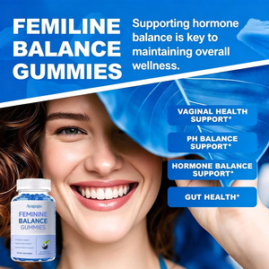 Custom Label Probiotic <b>Gummies</b> Immune Defense Antioxidant 60 Count Blueberry Flavor PH Support Women OEM Private Label GMP Facto - Product Image 3