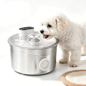 Bebedero de Agua para Mascotas de Acero Inoxidable de Marca Propia, Circulación Inteligente, Fuente para Animales Pequeños - Product Image 1