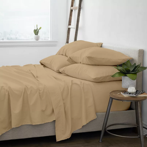 Sheets For Beds Bedding Set Microfiber Bed Sheet Set Custom 4 Piece 100% <strong>Polyester</strong> Solid Soft Cover Bed