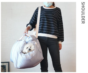 מפעל מחיר אוקספורד בד עמיד למים נייד חצי סגור נשלף רכב קן בית כלב חתול בית מחצלת נוח אפור - Product Image 6