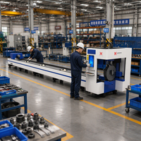 Leadhan Laser Baru dengan Akurasi Tinggi 3-Axis CNC AI Otomatis Digital Multifungsi Garansi 3 Tahun Pendingin Air Cypcut Fiber BMP