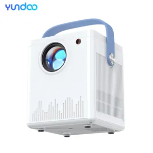 YUNDOO New 4K Smart Projector Quad Core Android 9.0 5G WIFI LED 8K Video Full HD 1080P LED Home video beam projector