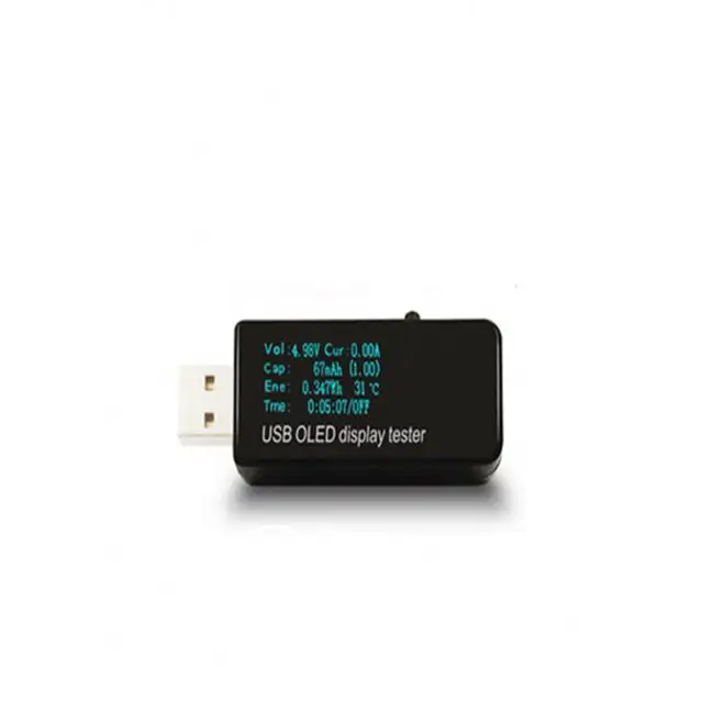 OLED 128x64 USB-Tester DC-Voltmeter Stroms pannungs messer Power Bank-Akku Kapazitäts monitor Telefon ladegerät Detektor