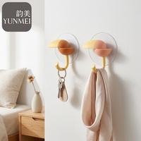 Crochets muraux autocollants en forme de toucan, adhérence forte, sans perçage, crochets décoratifs adhésifs pour salle de bain et salon