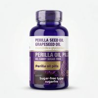 Kapsul Lunak Minyak Perilla Omega-3 Asam Alfa-Linolenat Suplemen Makanan Konsentrasi Tinggi Bebas Gula Meningkatkan Kepadatan Tulang