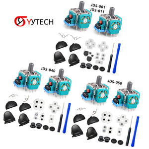 SYYTECH Kit di ricambio originale per <span class=keywords><strong>PS4</strong></span> Playstation <span class=keywords><strong>4</strong></span> <span class=keywords><strong>Controller</strong></span> 3D analogico <span class=keywords><strong>Joystick</strong></span> conduttivo tappo in gomma pulsante di riparazione - Product Image 1